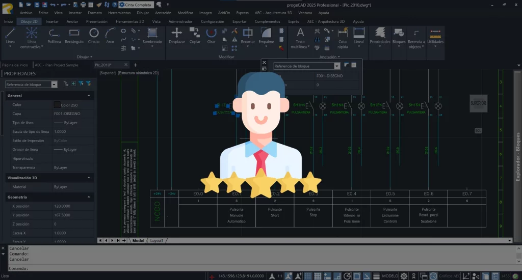 Experiencia de usuario AutoCAD