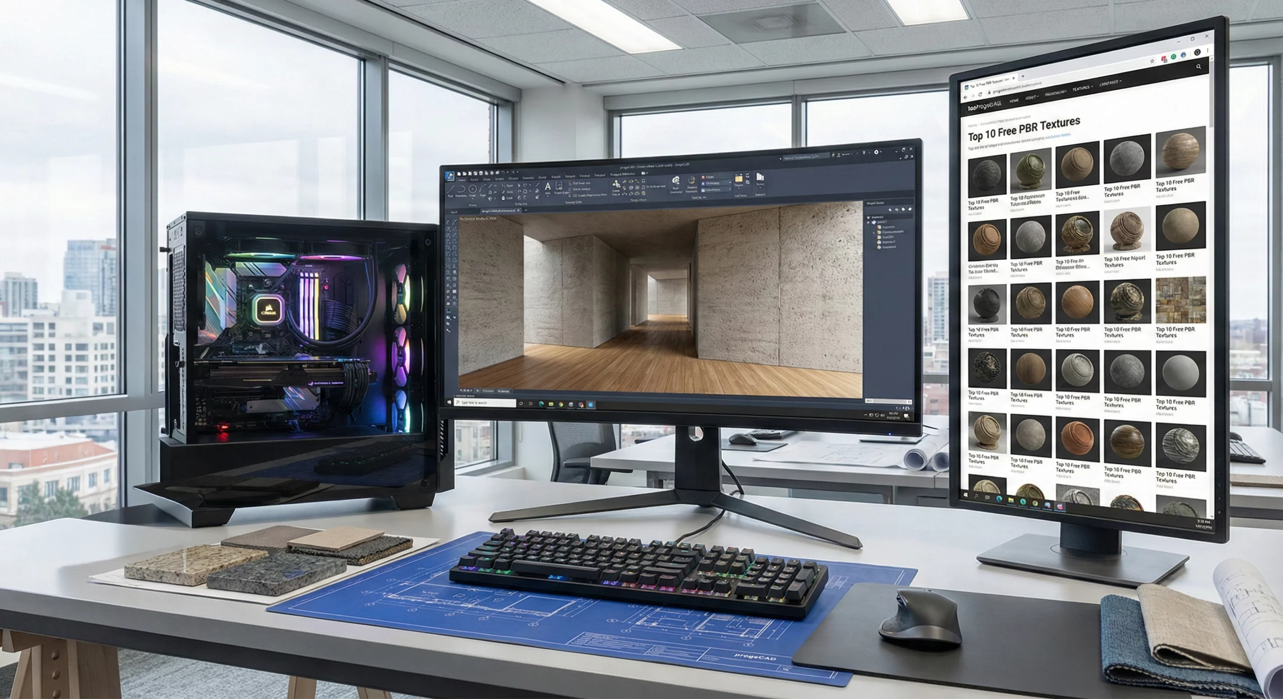 Top 10 Bancos de Texturas 3D Gratis y de Alta Calidad para un Renderizado Profesional