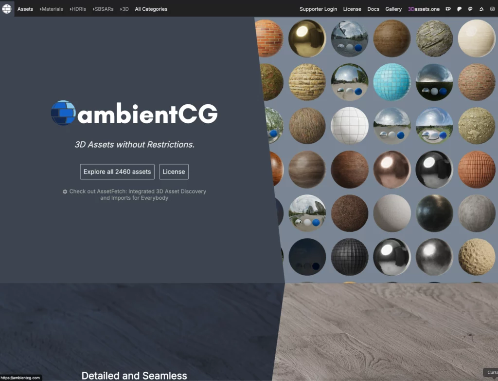 ambientCG ambientCG, texturas 3D gratis